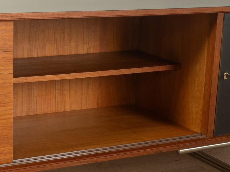 Sideboard, teak brązowy, proj. L. Wegner, Niemcy, lata 60. - 284406