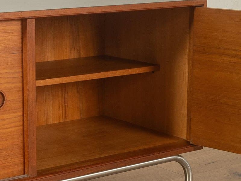 Sideboard, teak brązowy, proj. L. Wegner, Niemcy, lata 60. - 284407