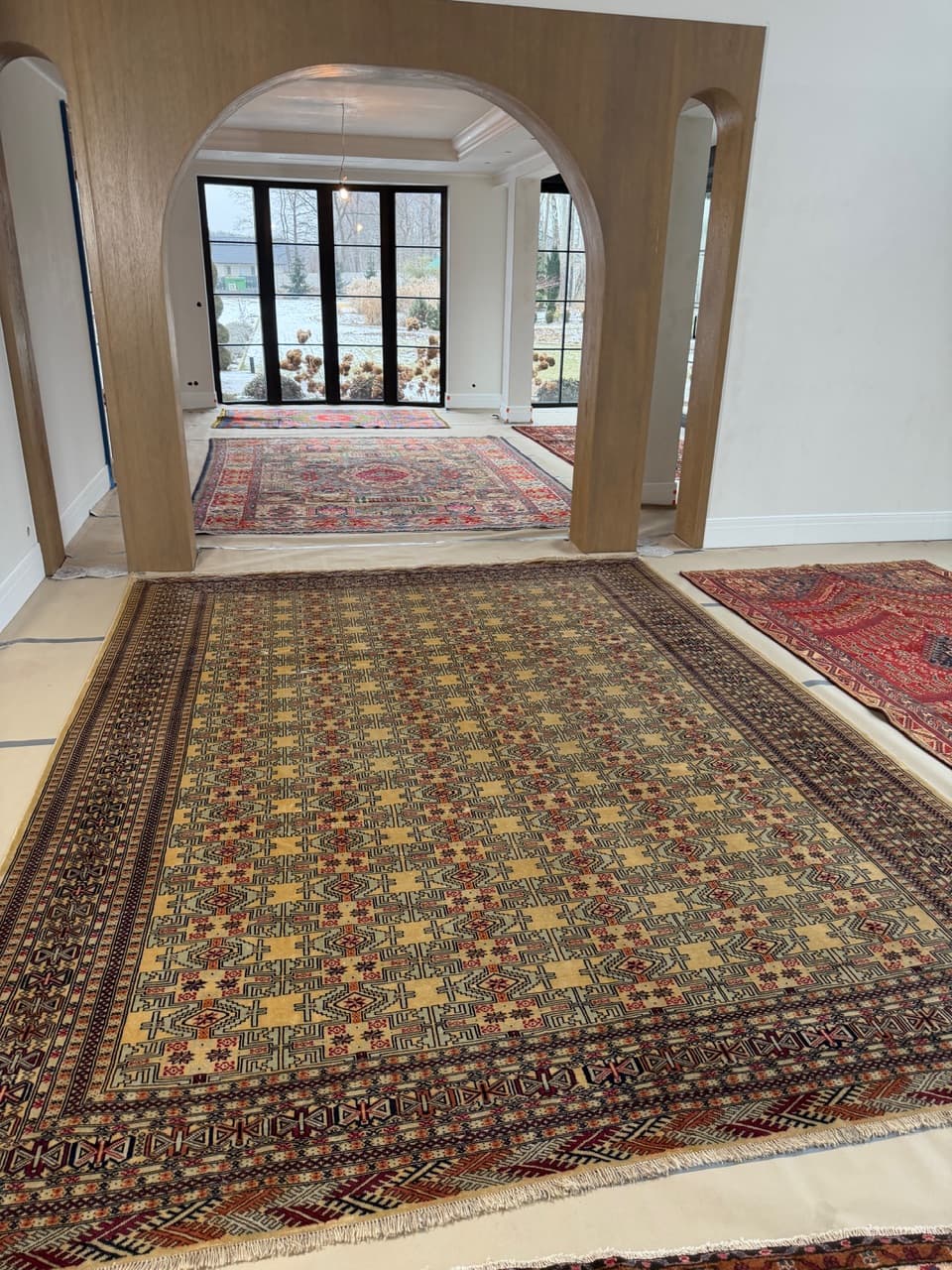 Dywan Turkmen, multikolor, wełna, Pakistan, 400x300 cm - 287105