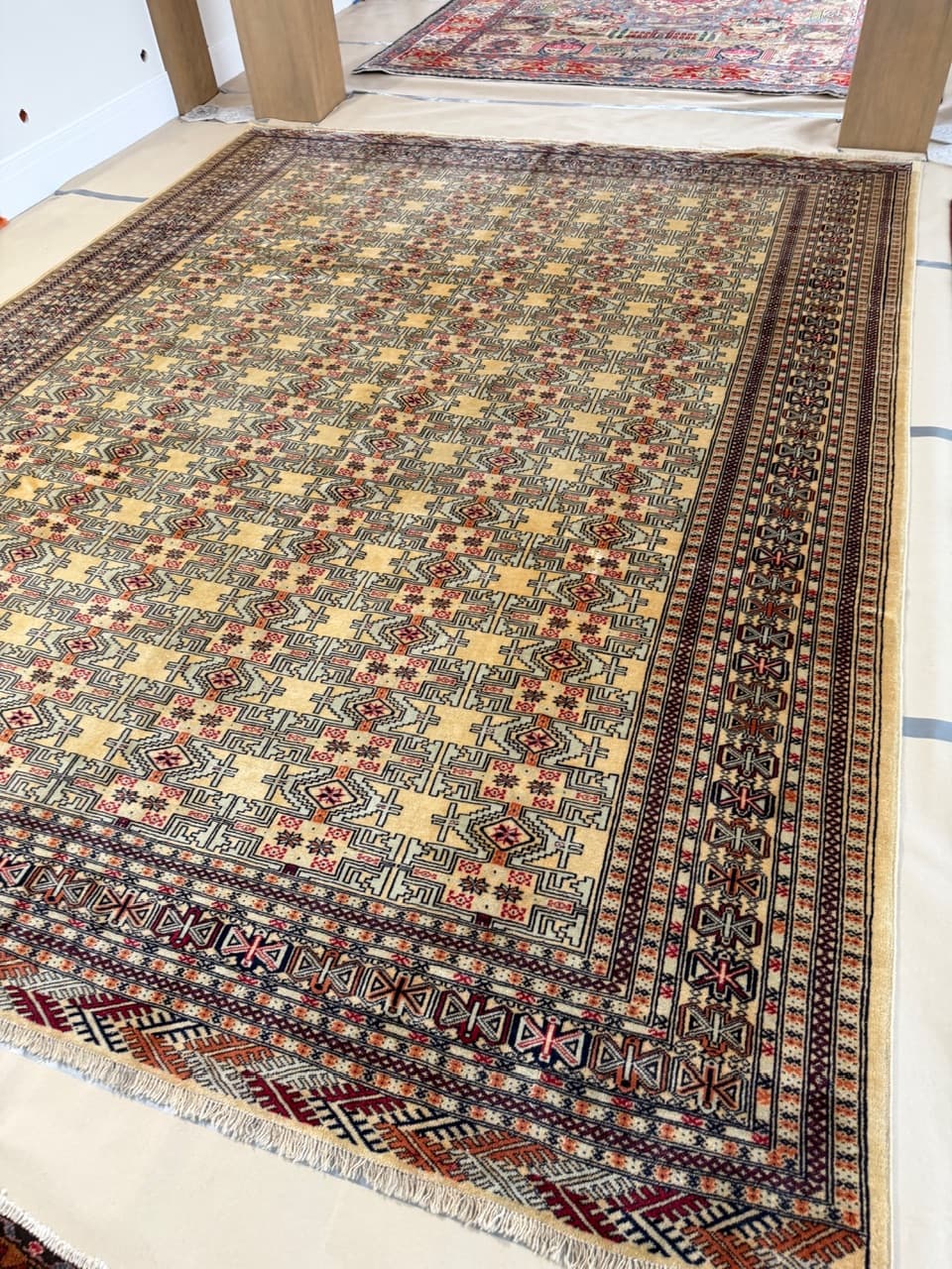 Dywan Turkmen, multikolor, wełna, Pakistan, 400x300 cm - 287108