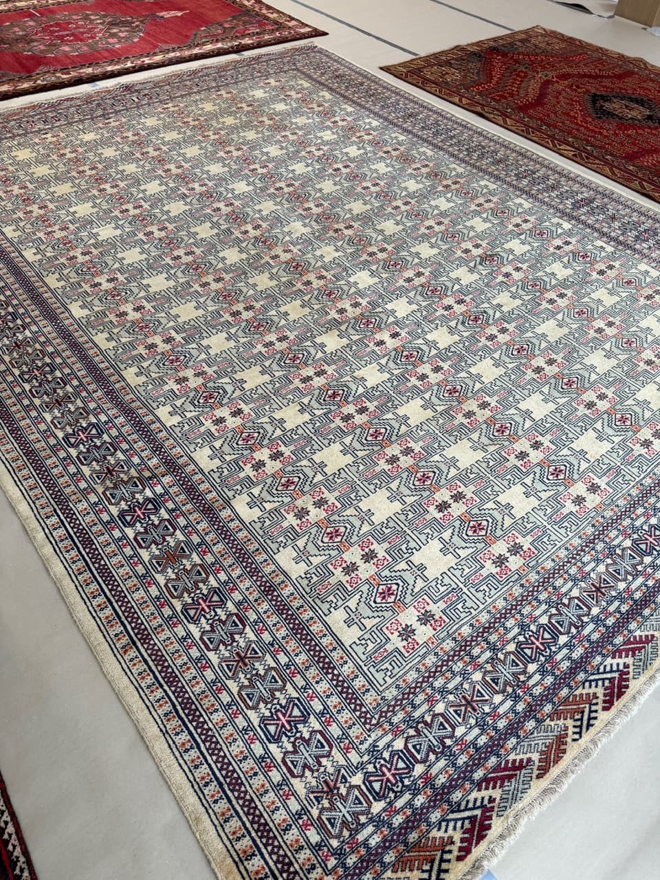 Dywan Turkmen, multikolor, wełna, Pakistan, 400x300 cm - 287098