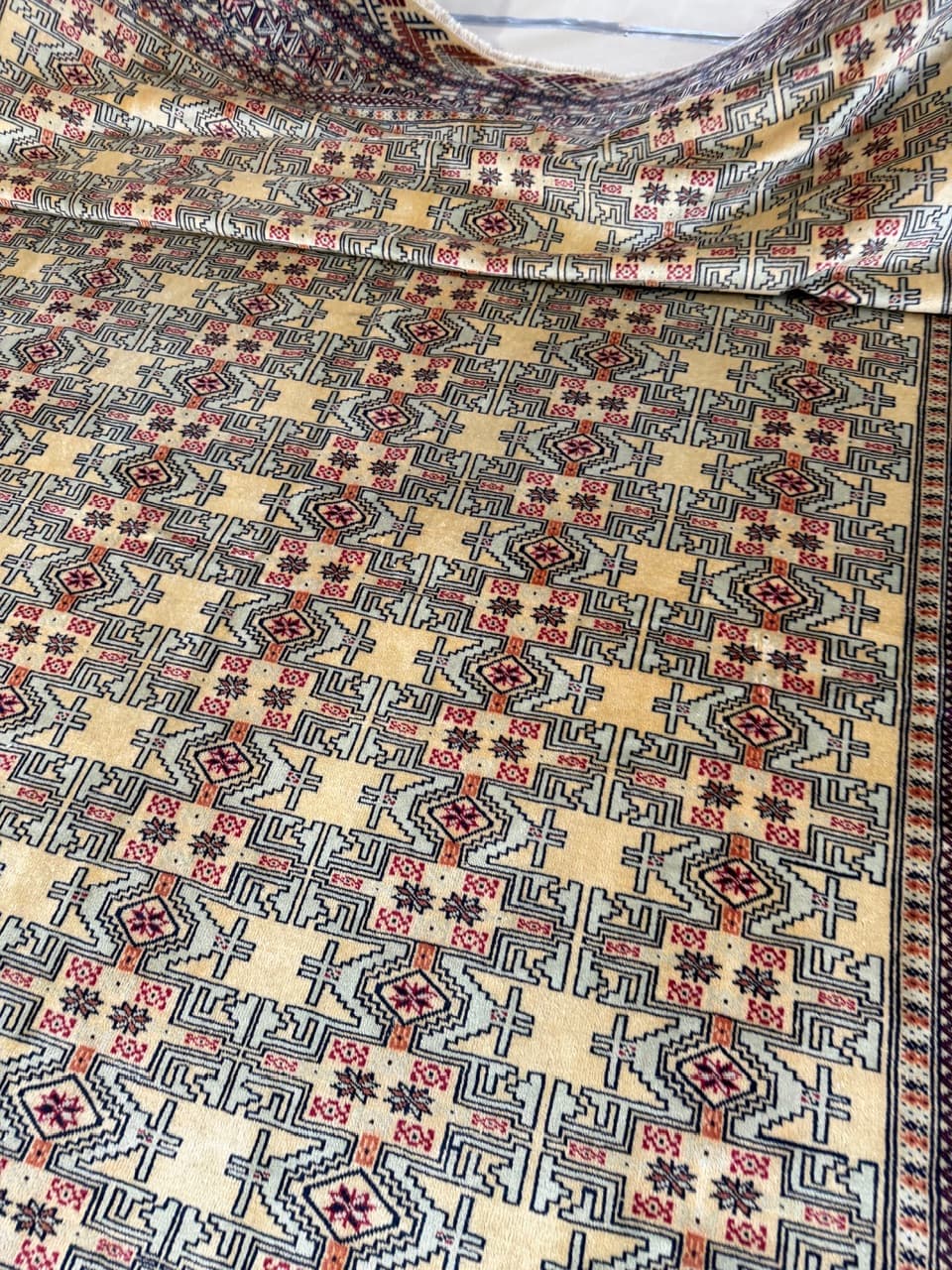 Dywan Turkmen, multikolor, wełna, Pakistan, 400x300 cm - 287104