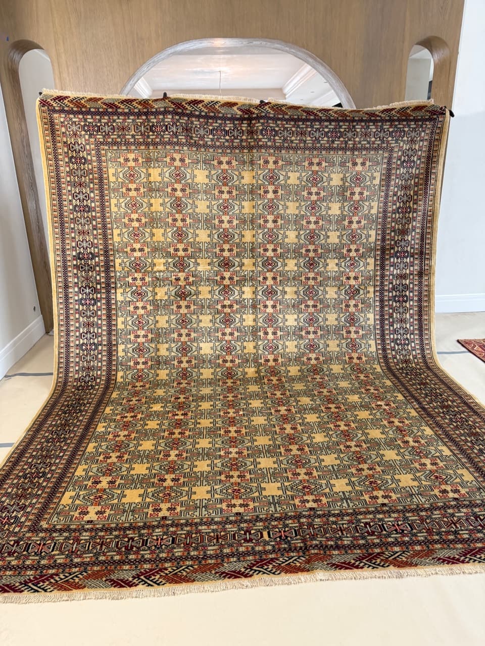 Dywan Turkmen, multikolor, wełna, Pakistan, 400x300 cm - 287099