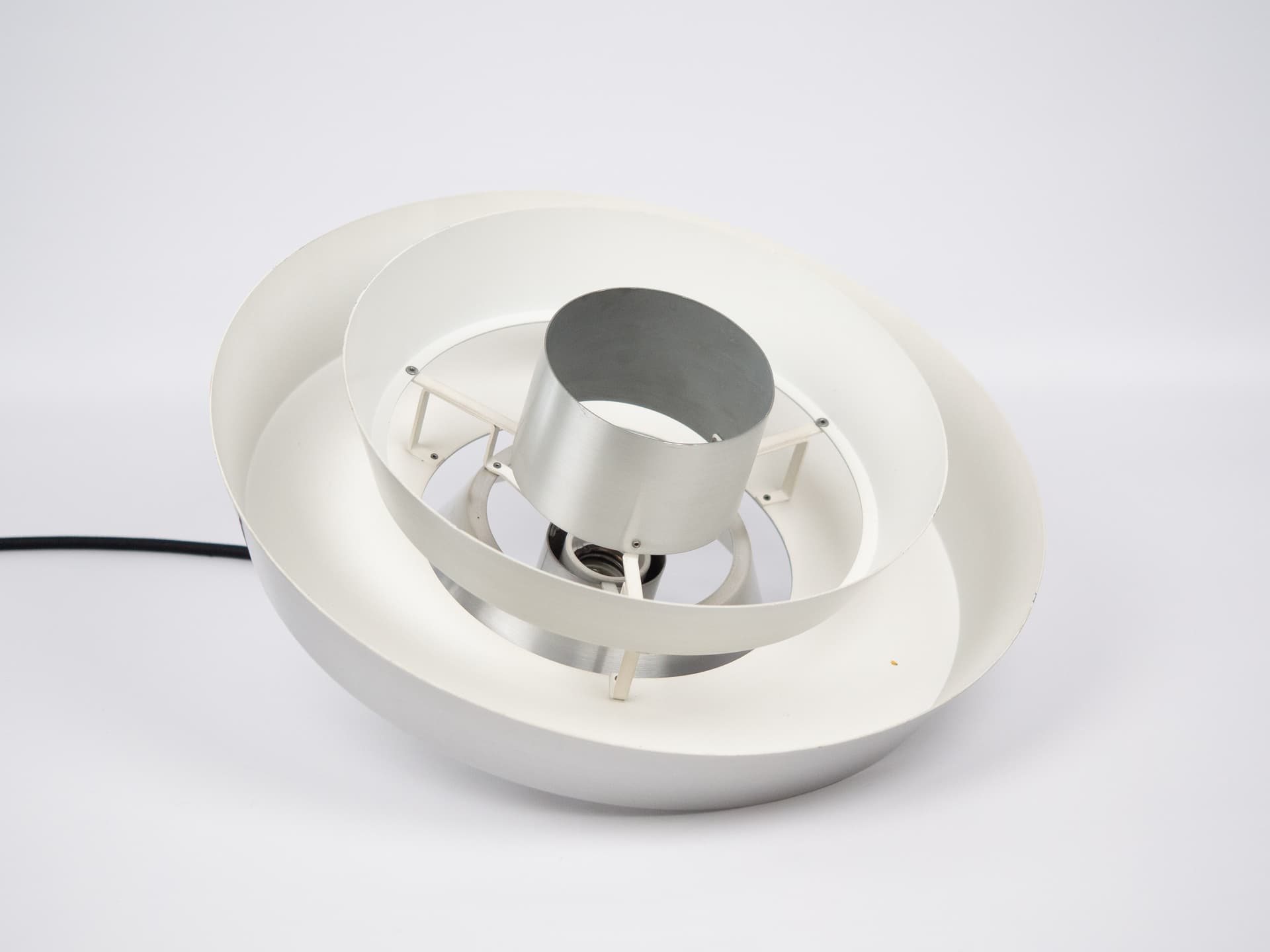 Lampa wisząca Nova, srebrny, aluminium, proj. J. Hammerborg, Fog & Morup, Dania, lata 60. - 287152