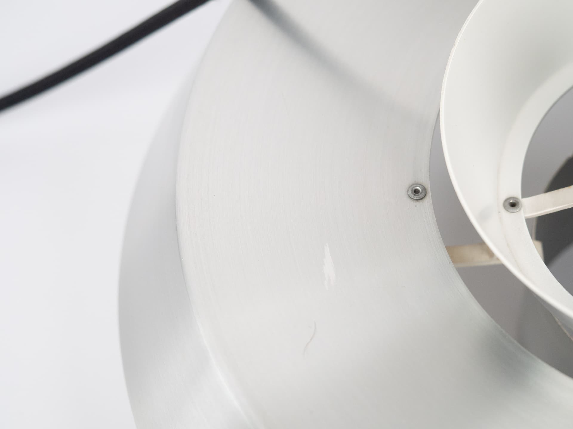 Lampa wisząca Nova, srebrny, aluminium, proj. J. Hammerborg, Fog & Morup, Dania, lata 60. - 287154