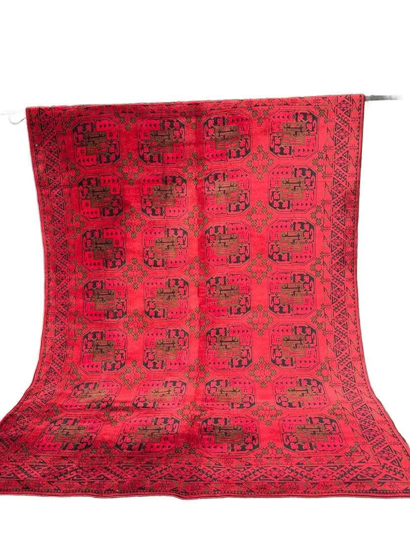 Dywan Afgan, 330x245 cm, wełna czerwona, Niemcy