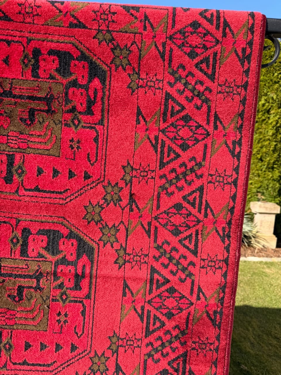 Dywan Afgan, 330x245 cm, wełna czerwona, Niemcy - 287161