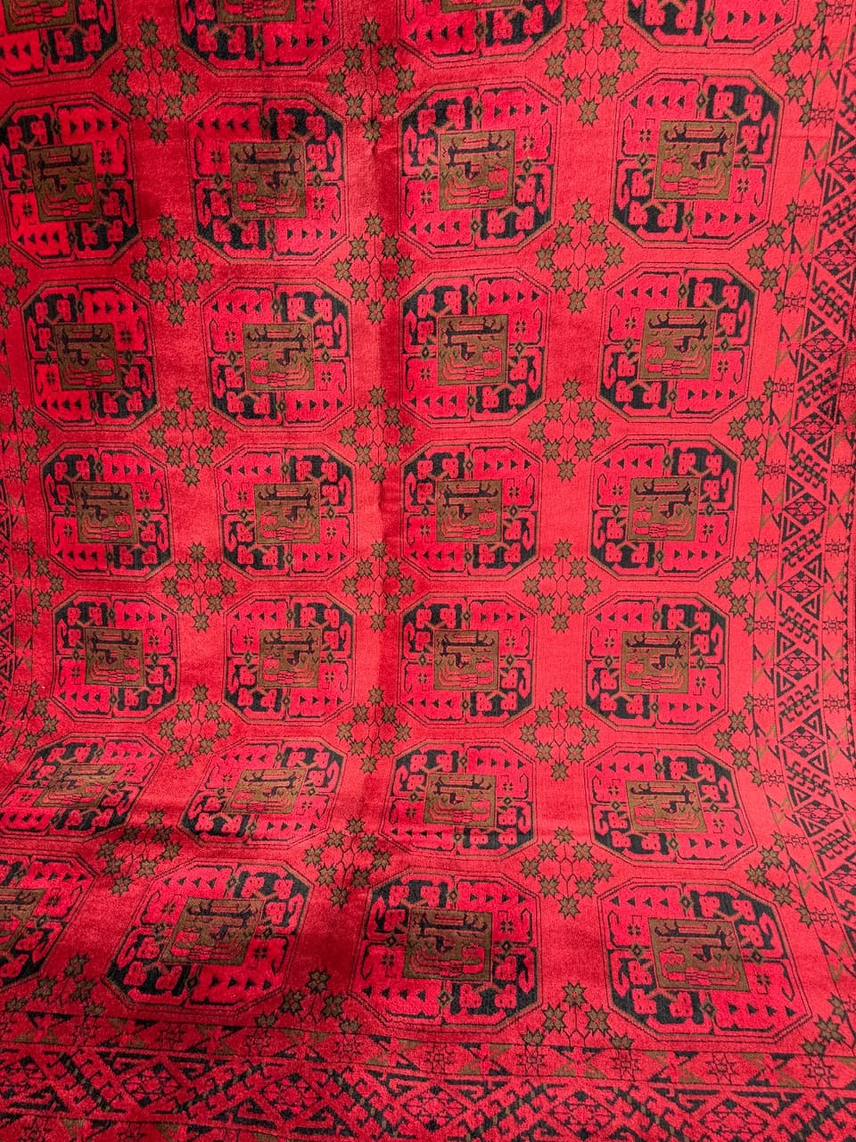 Dywan Afgan, 330x245 cm, wełna czerwona, Niemcy - 287165