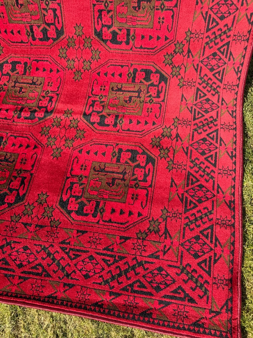 Dywan Afgan, 330x245 cm, wełna czerwona, Niemcy - 287160