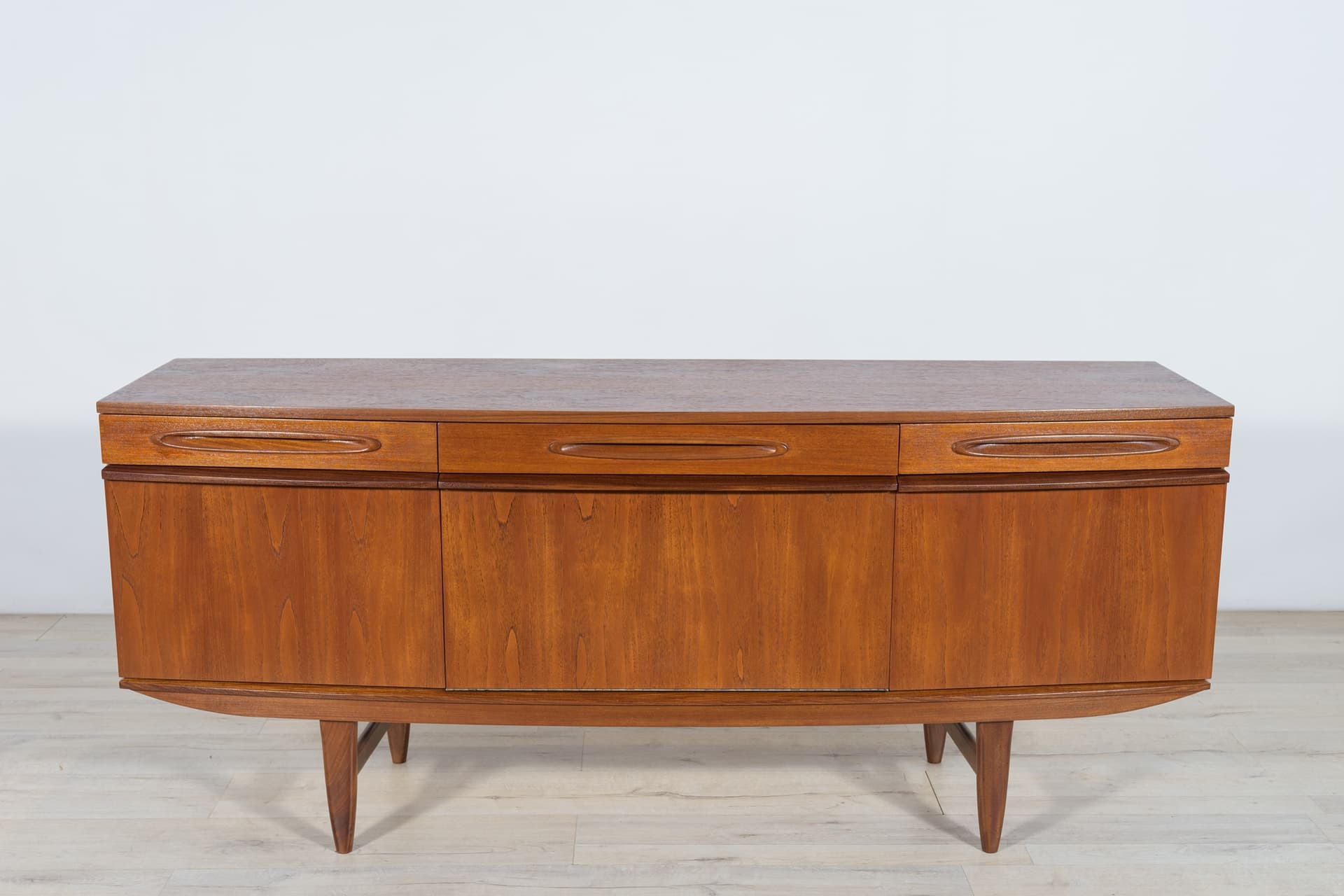 Komoda, brązowy teak, Wielka Brytania, lata 60. - 287310