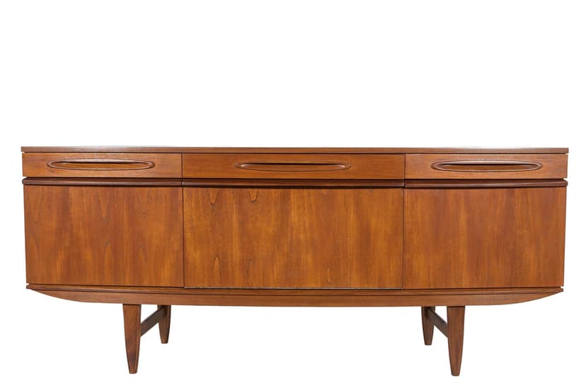 Komoda, brązowy teak, Wielka Brytania, lata 60.