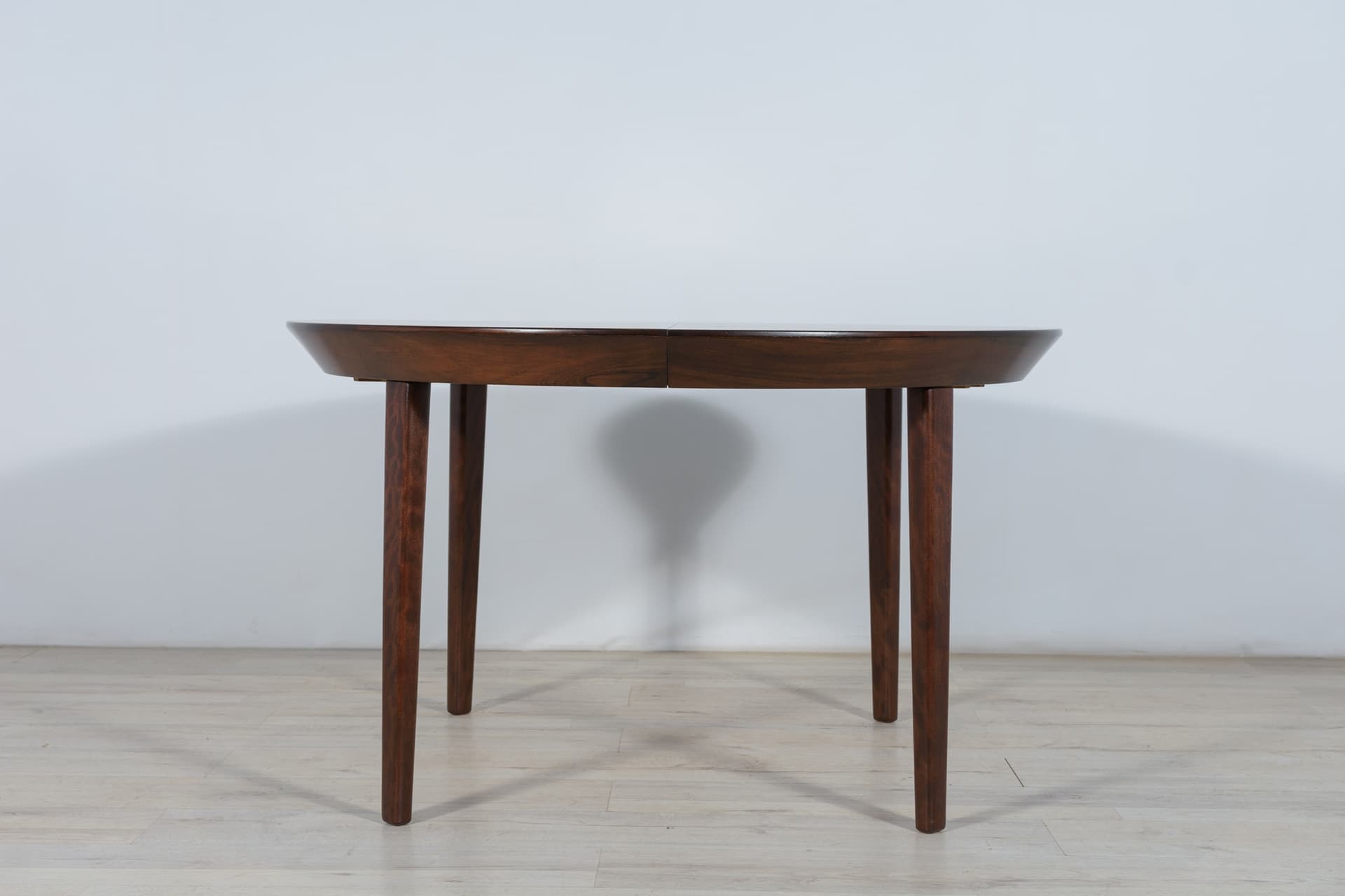Stół rozkładany, palisander brązowy, proj. O. Hald, Gudme Møbelfabrik, Dania, lata 60. - 287325