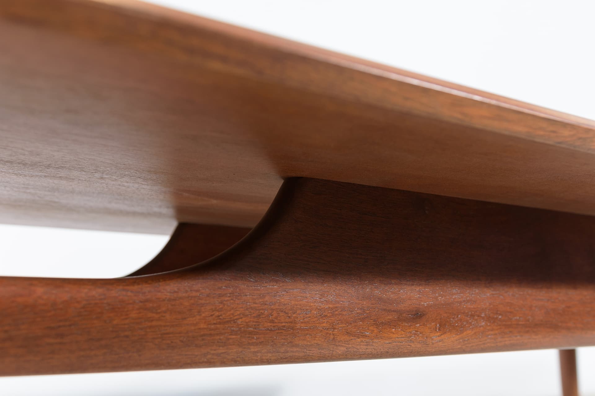 Coffee table, brown rosewood, brown teak, Denmark, 1960s. - 287350