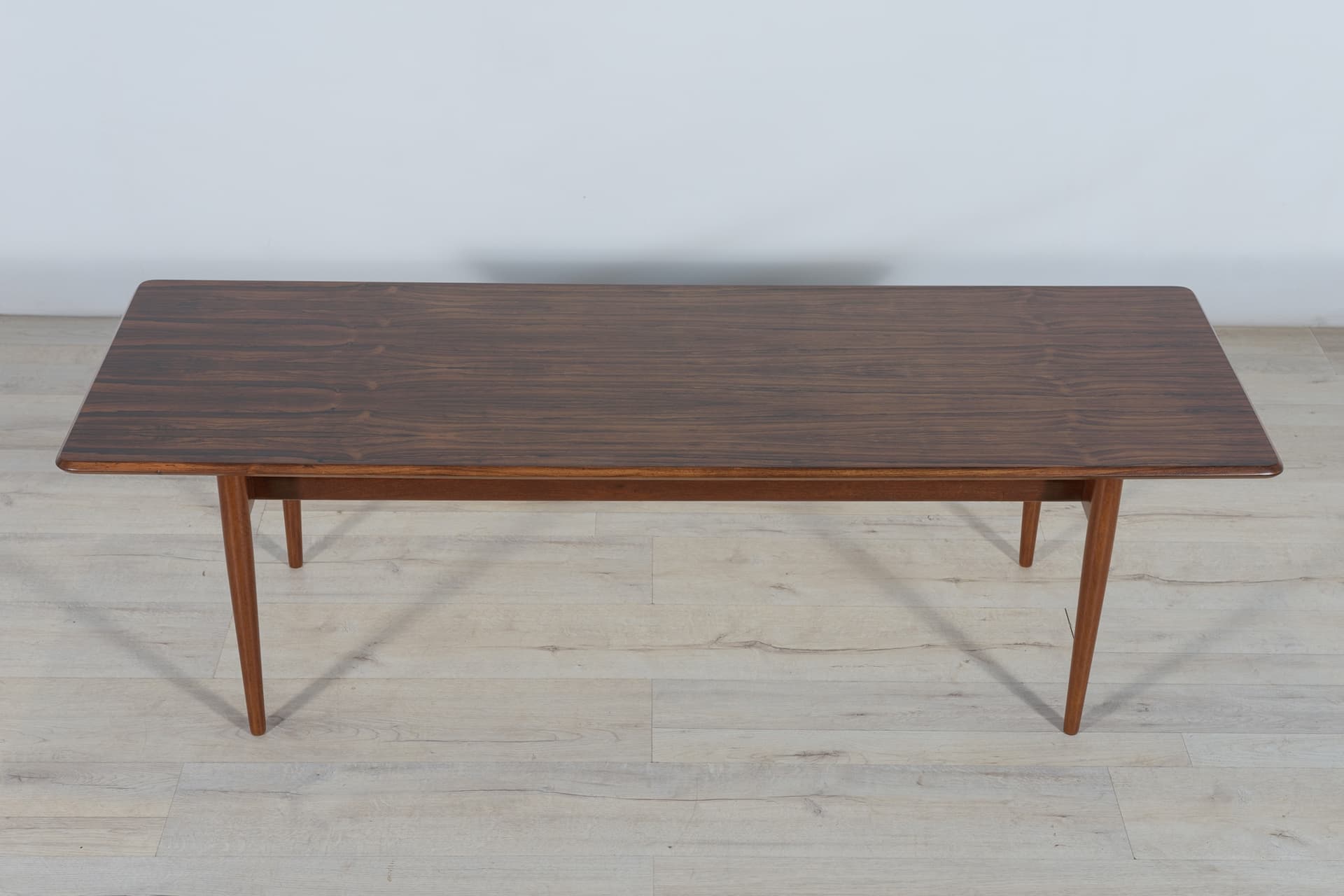 Coffee table, brown rosewood, brown teak, Denmark, 1960s. - 287341
