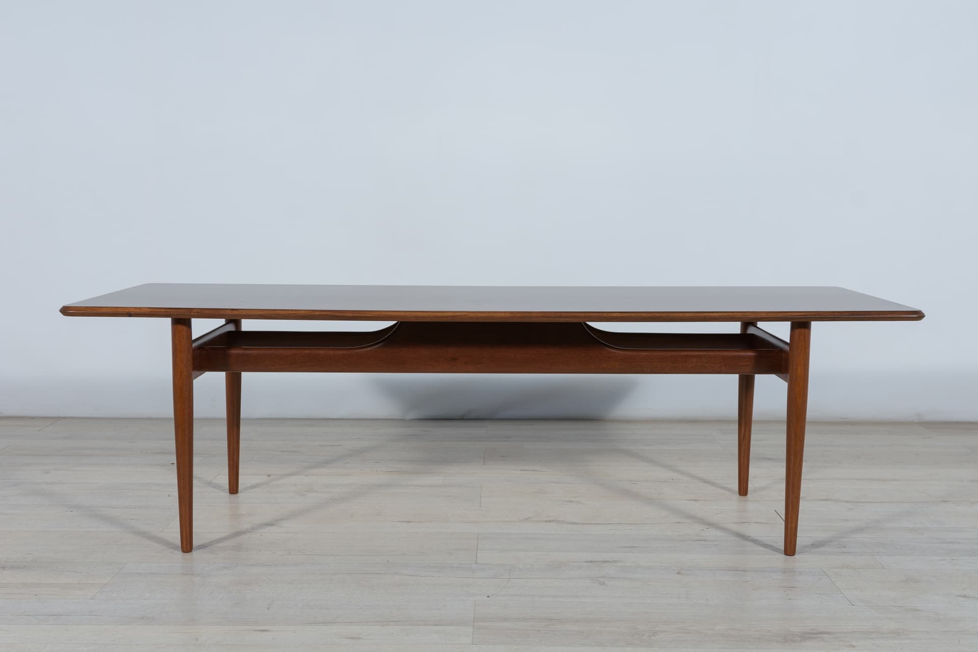 Coffee table, brown rosewood, brown teak, Denmark, 1960s. - 287340