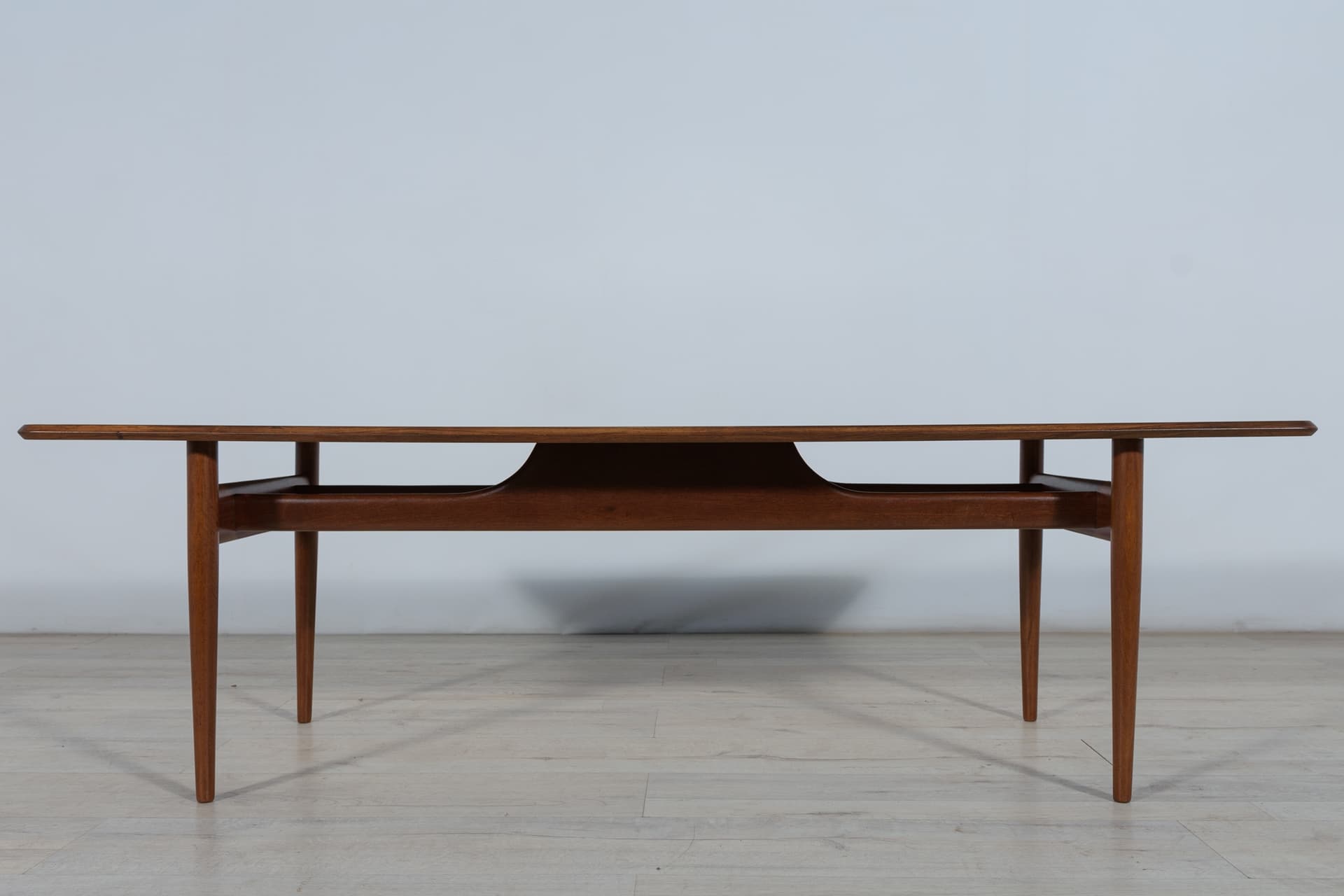 Coffee table, brown rosewood, brown teak, Denmark, 1960s. - 287342