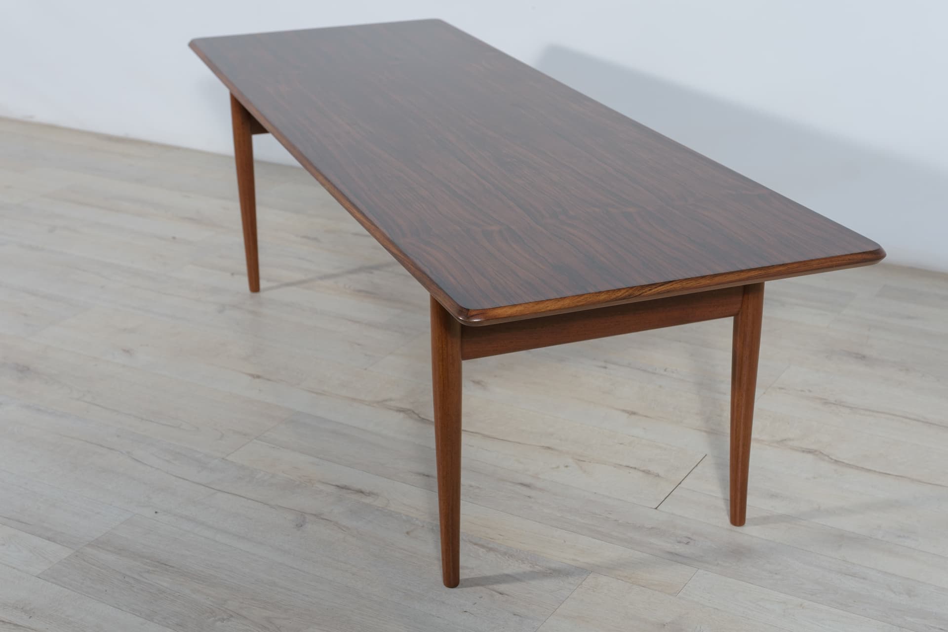 Coffee table, brown rosewood, brown teak, Denmark, 1960s. - 287343