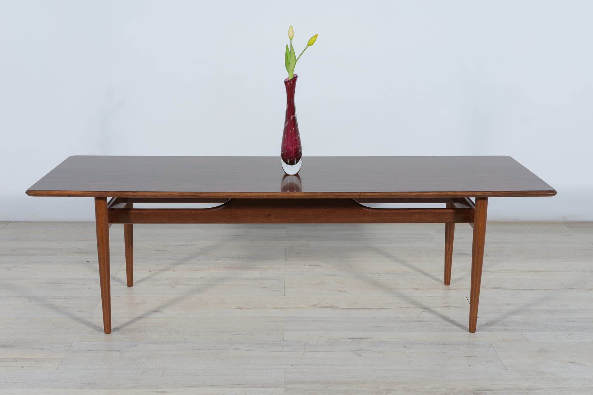 Coffee table, brown rosewood, brown teak, Denmark, 1960s. - 287338