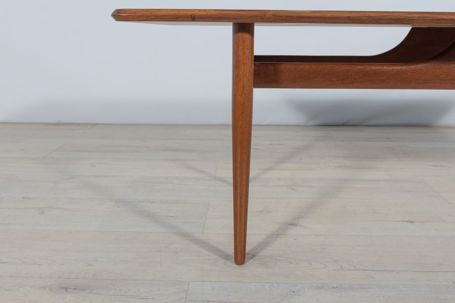 Coffee table, brown rosewood, brown teak, Denmark, 1960s. - 287349