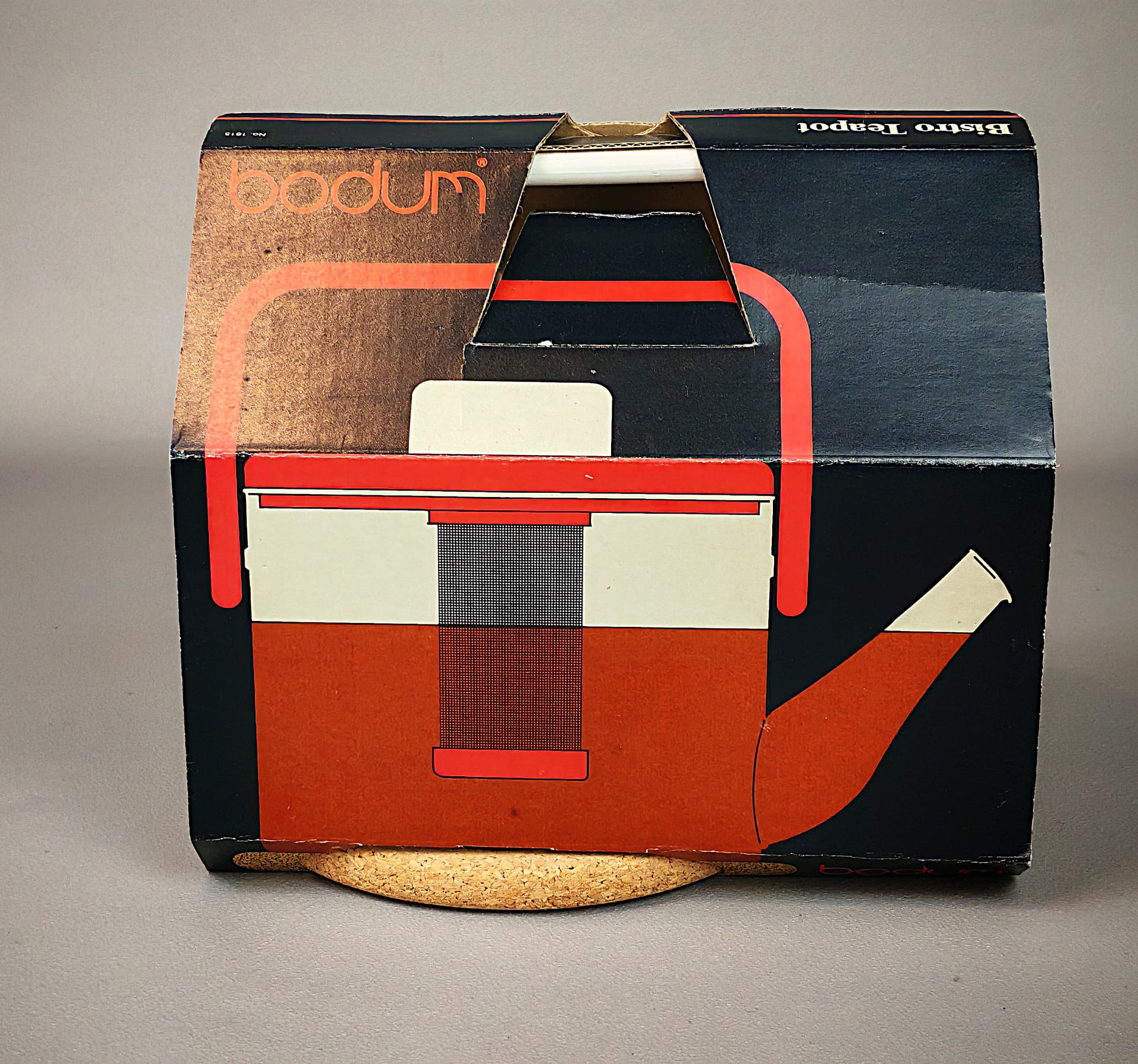 Czajnik, transparentny, szkło, proj. C. Jorgensen, Bodum, Dania, lata 80. - 287519