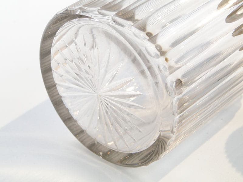 Perfume Bottle, transparent, crystal, silver, France, early 20th c. - 287537