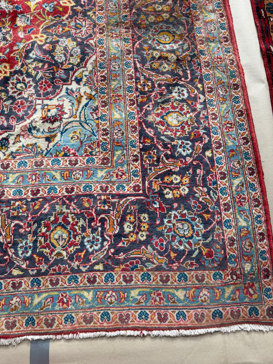 Dywan Keshan 400x240 cm, multikolor, wełna, Iran - 287607