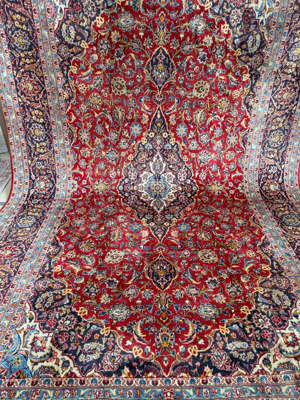 Dywan Keshan 400x240 cm, multikolor, wełna, Iran - 287612