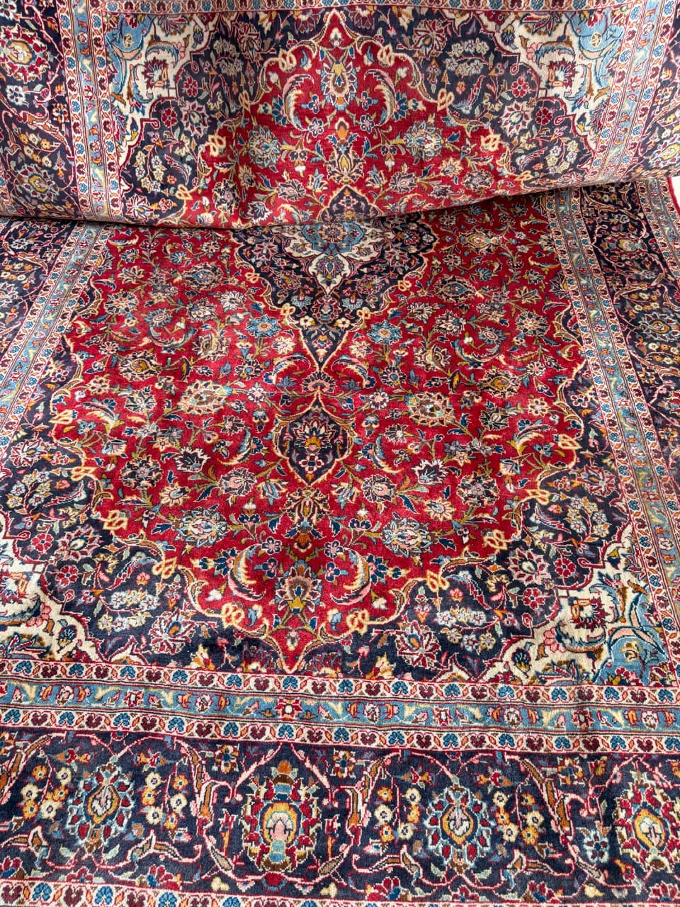 Dywan Keshan 400x240 cm, multikolor, wełna, Iran - 287615