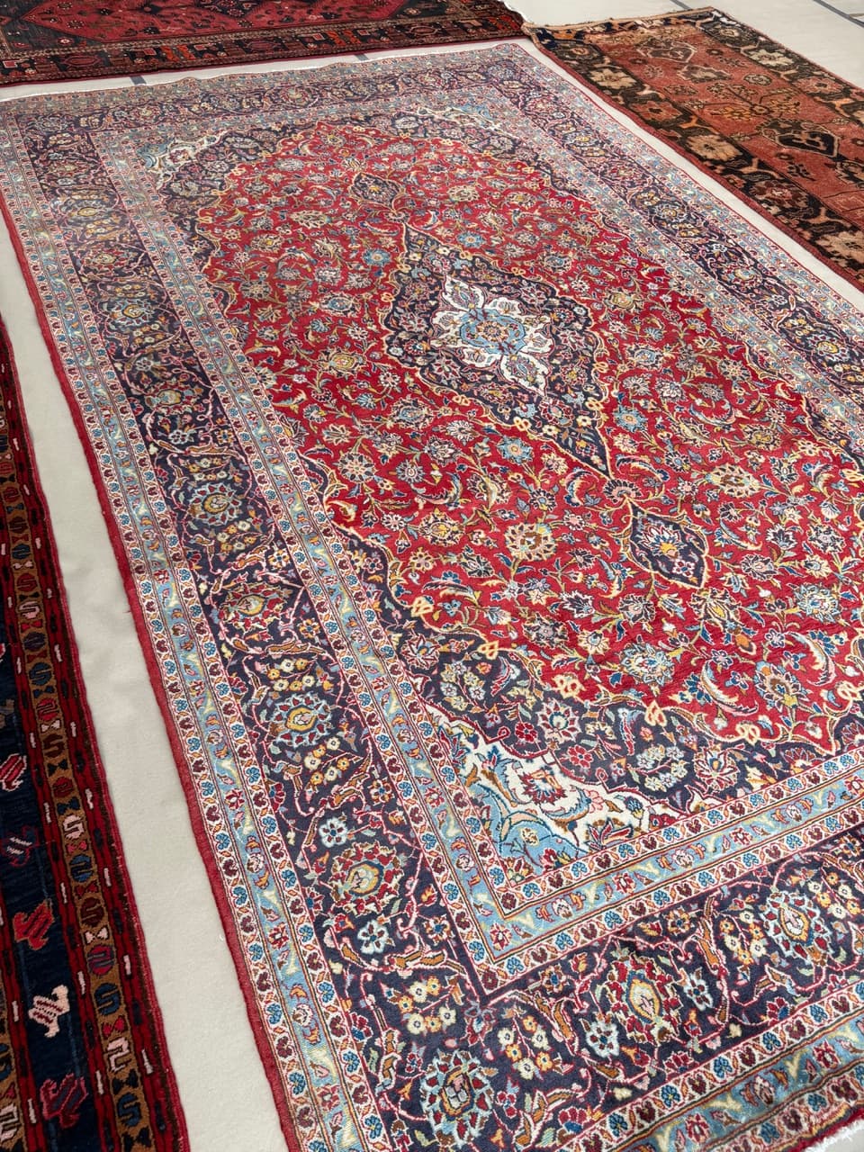 Dywan Keshan 400x240 cm, multikolor, wełna, Iran - 287608