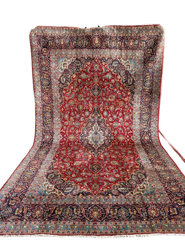 Dywan Keshan 400x240 cm, multikolor, wełna, Iran - WYMIARY