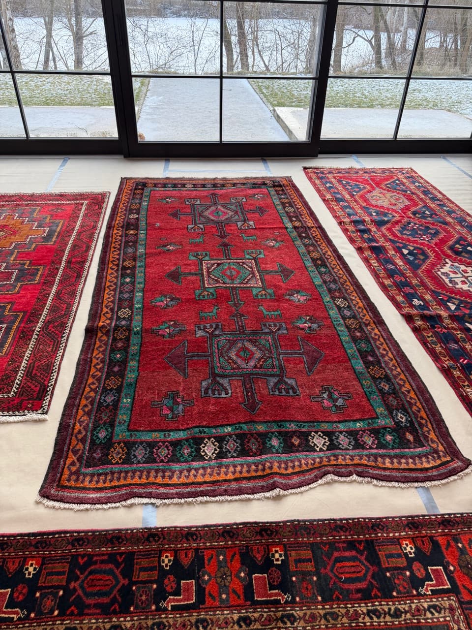 Chodnik Lori/Hamadan 330x163 cm, multikolor, wełna, Iran - 287648