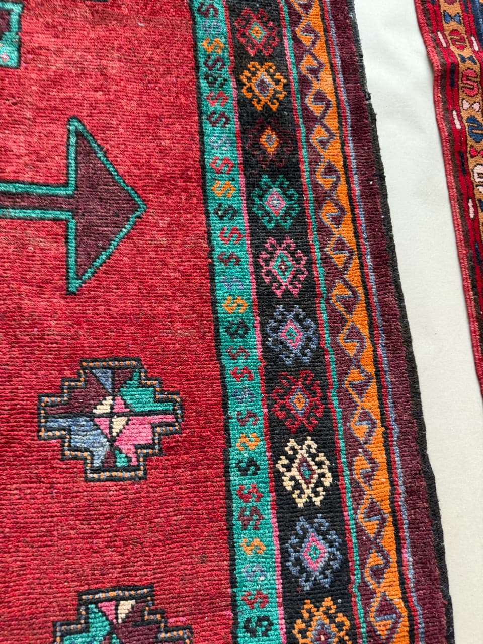 Chodnik Lori/Hamadan 330x163 cm, multikolor, wełna, Iran - 287649