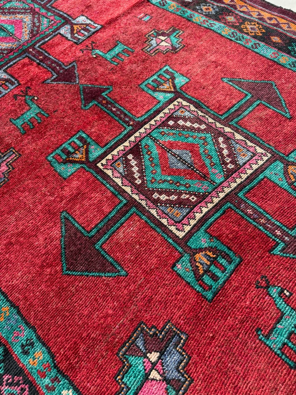 Chodnik Lori/Hamadan 330x163 cm, multikolor, wełna, Iran - 287653