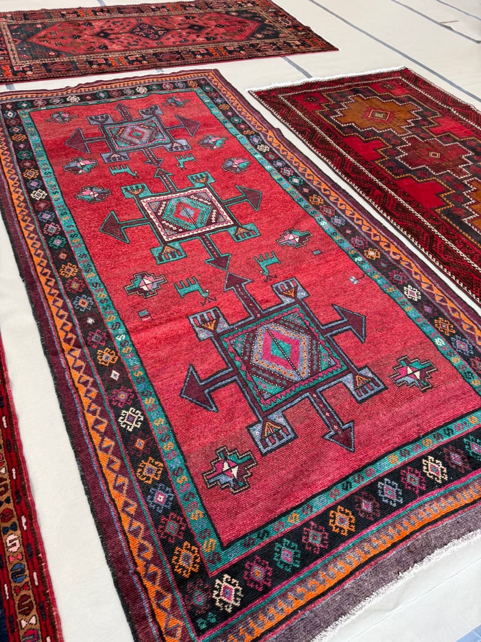 Chodnik Lori/Hamadan 330x163 cm, multikolor, wełna, Iran - 287650