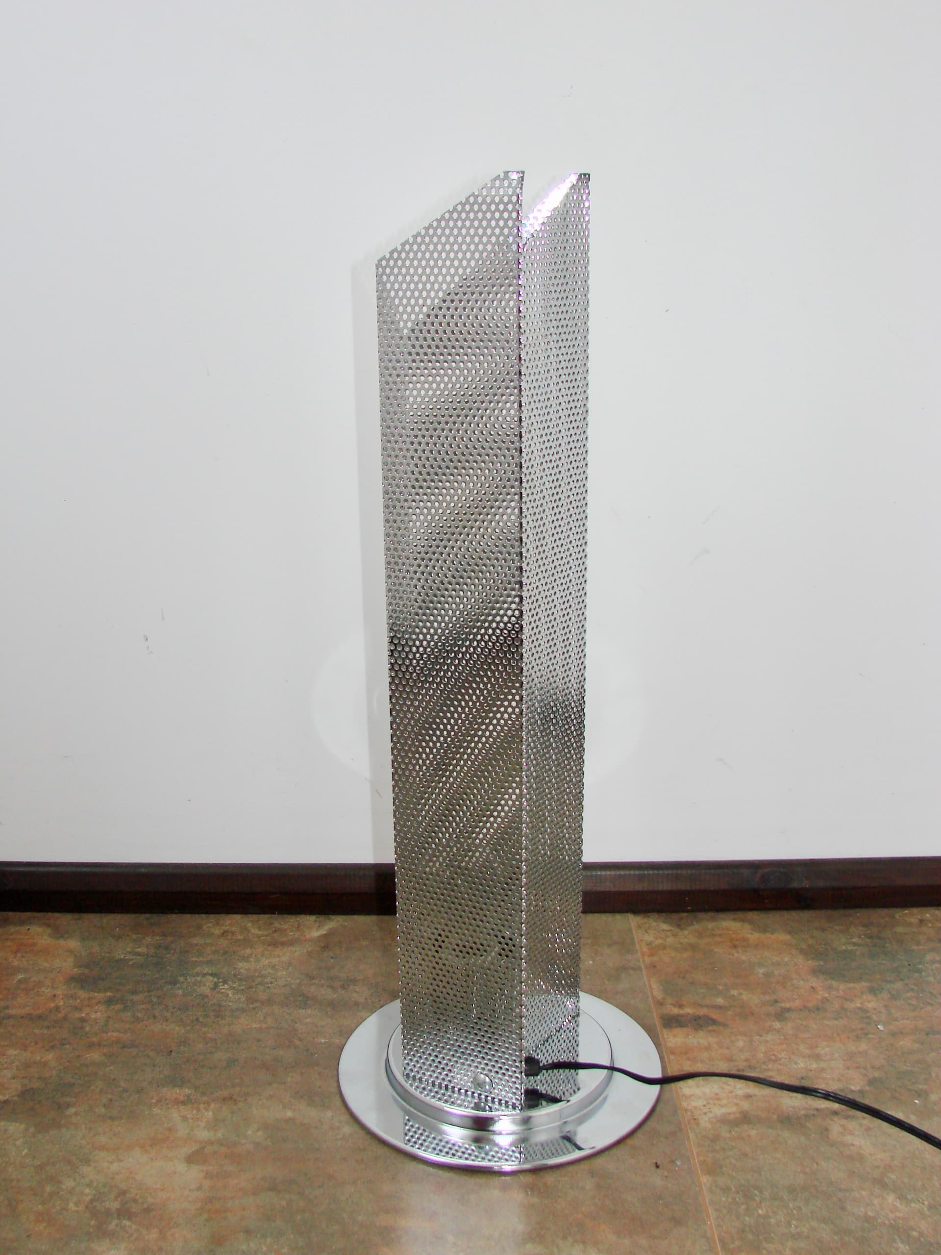 Lampa stojąca Modern, chrom srebrny, lata 80. - 287667