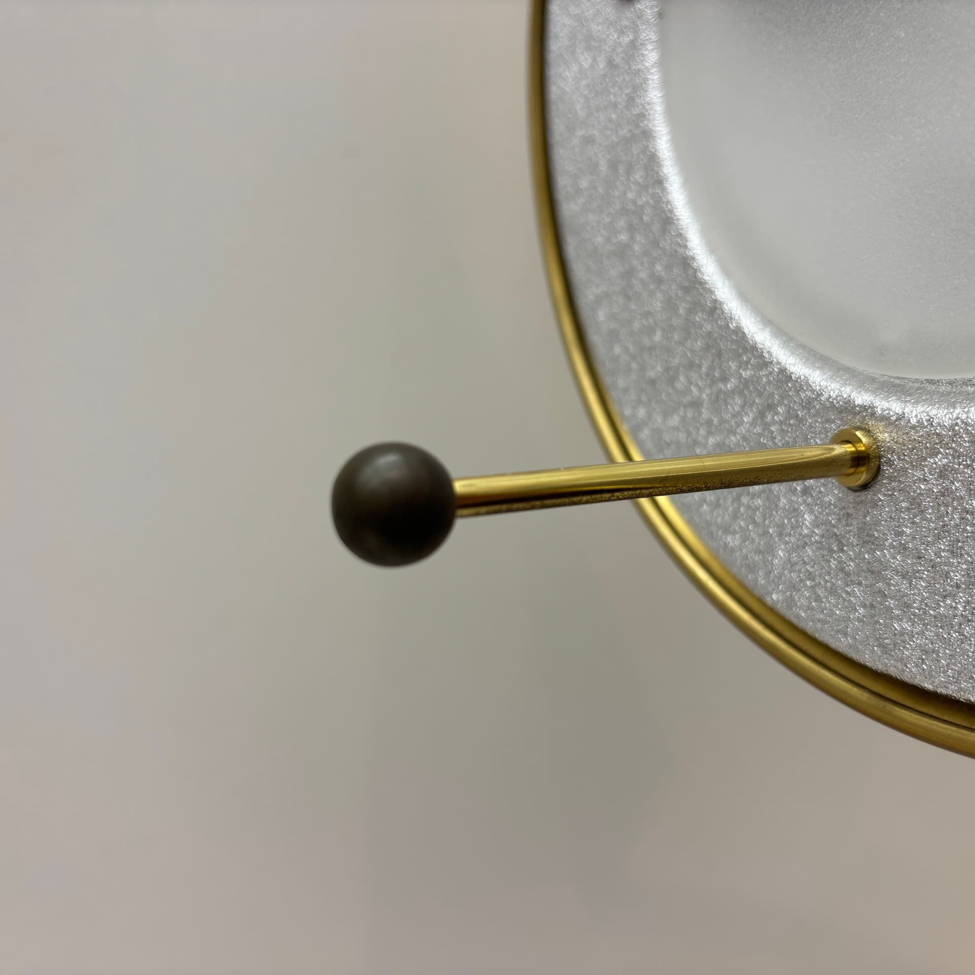 Lampa biurkowa, złoty, mosiądz, Niemcy, lata 80. - 287719