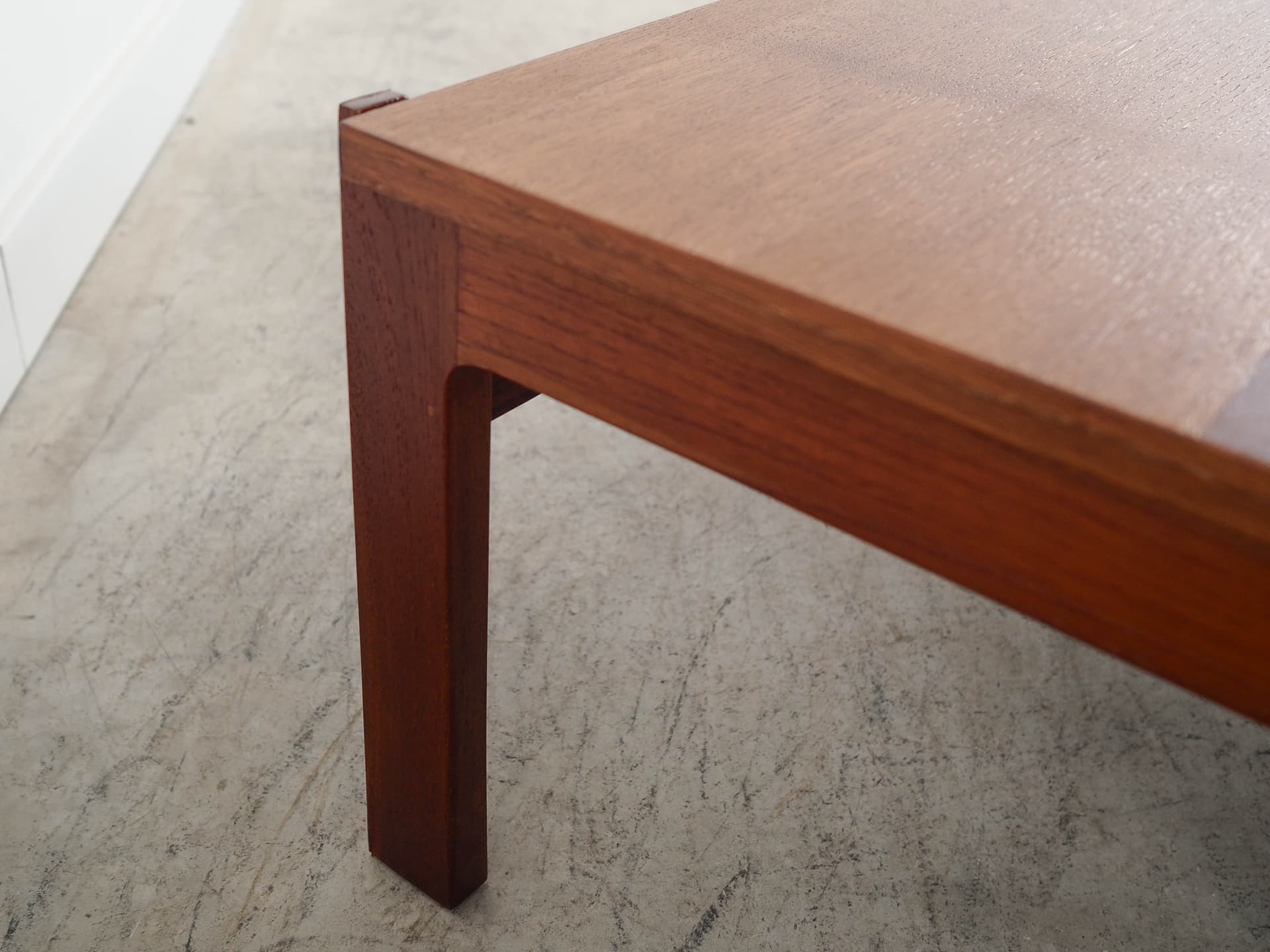 Coffee table, brown, walnut oak teak, Denmark, 1970s. - 287773