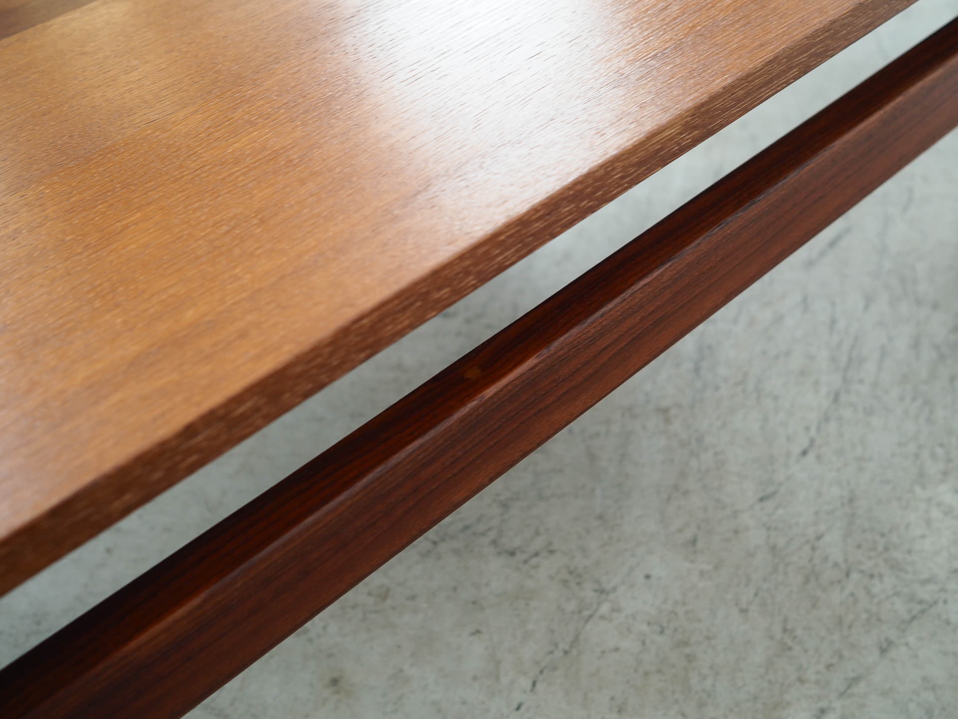 Coffee table, brown, walnut oak teak, Denmark, 1970s. - 287768