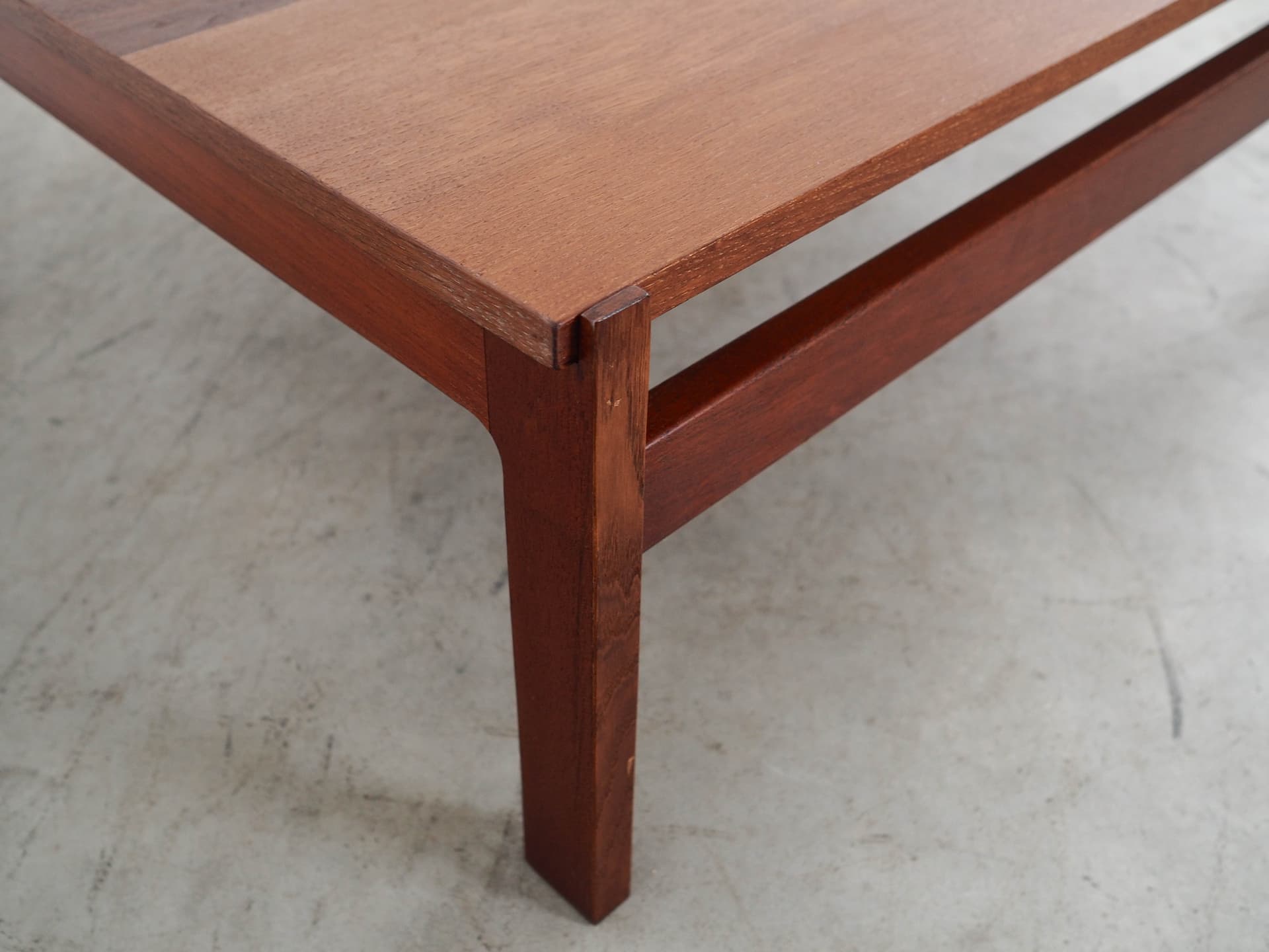 Coffee table, brown, walnut oak teak, Denmark, 1970s. - 287771