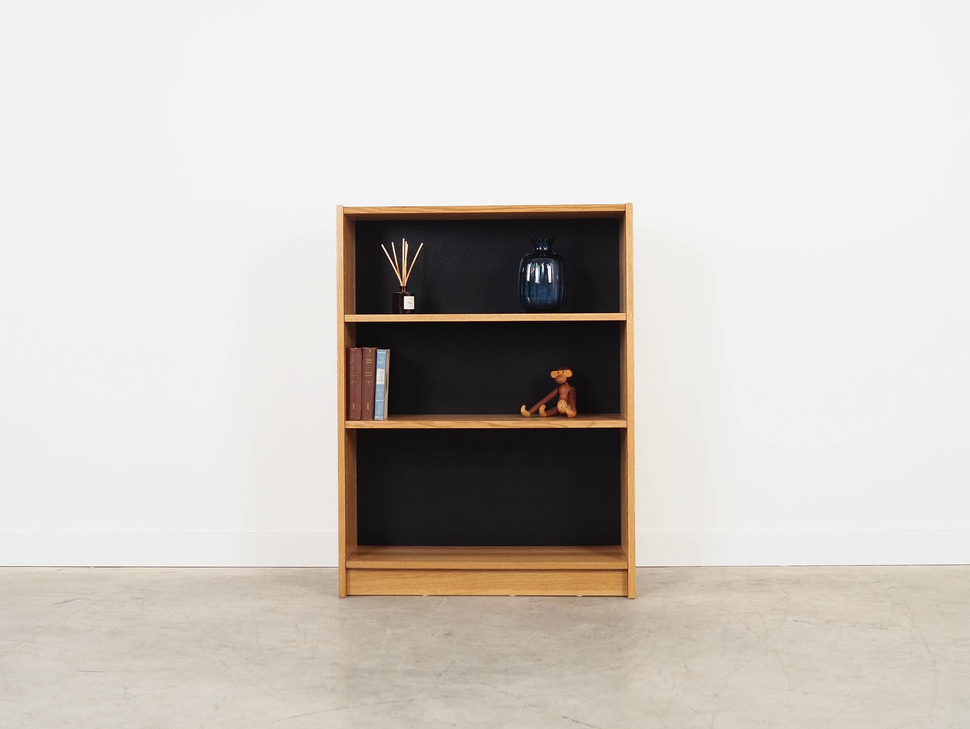 Regał, dąb brązowy, Dania, lata 70. - 287806