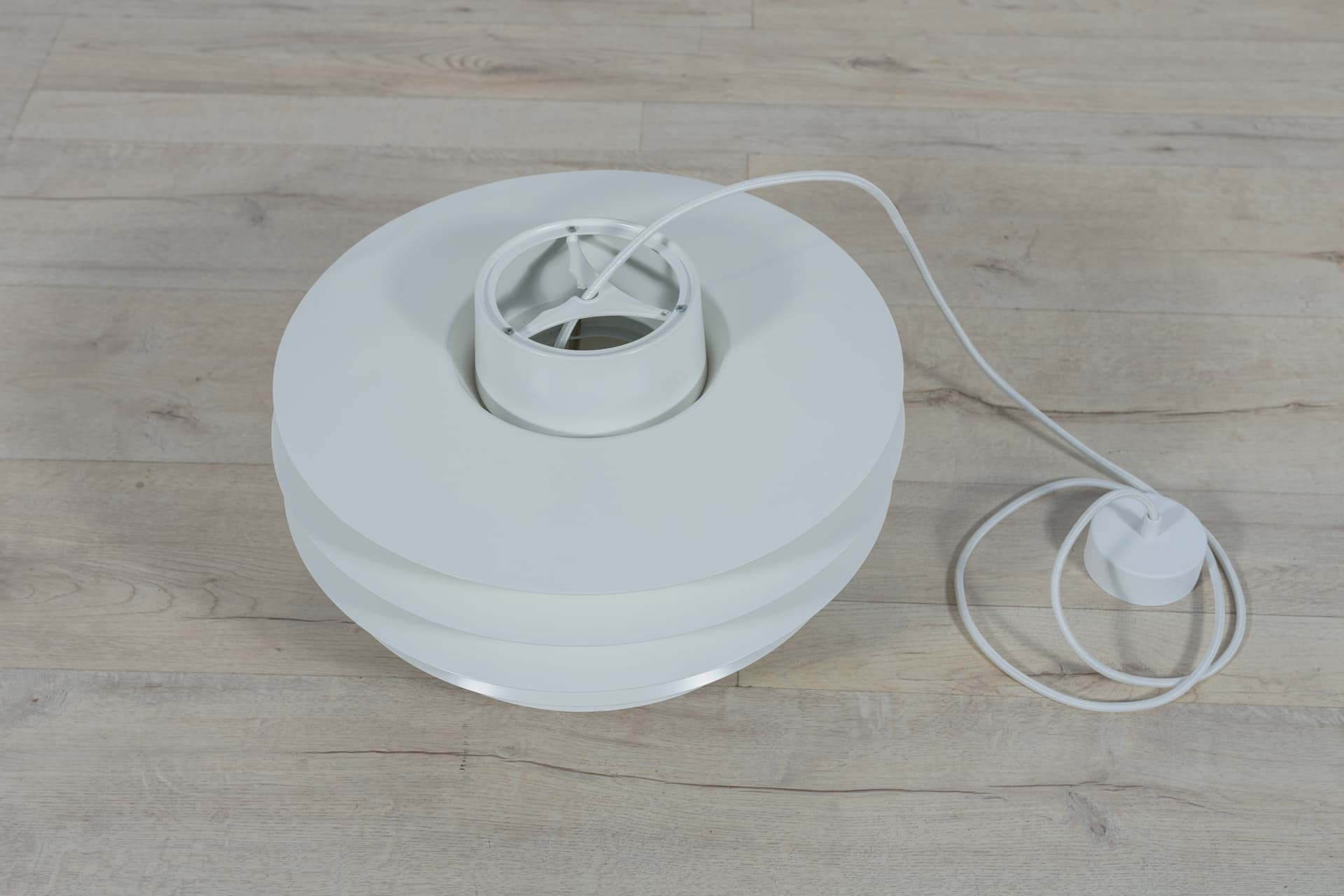 Lampa wisząca Verona, aluminium szary, proj. S. Middelboe, Fog & Mørup, Dania, lata 60. - 287832