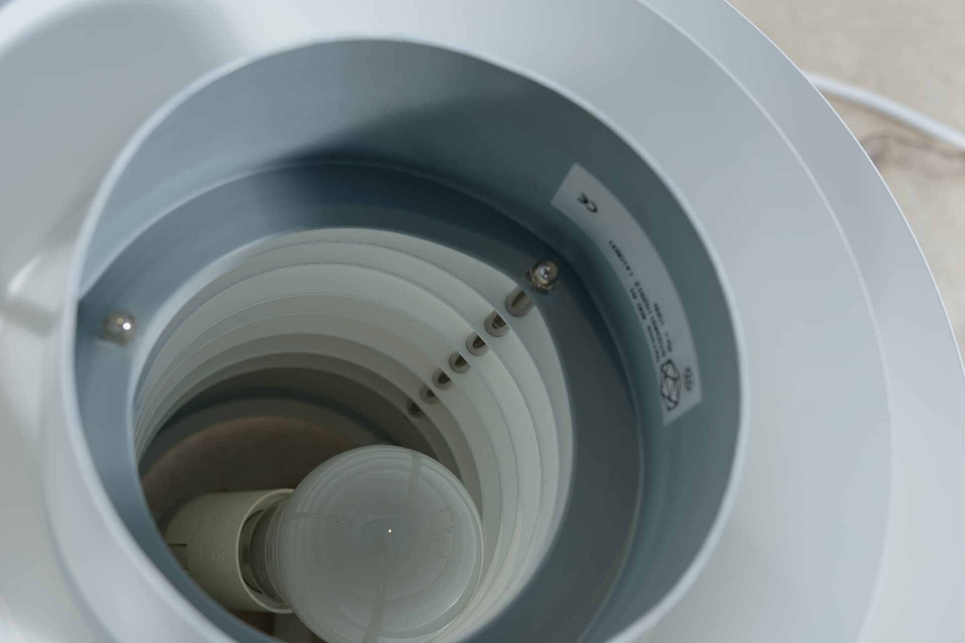 Lampa wisząca Verona, aluminium szary, proj. S. Middelboe, Fog & Mørup, Dania, lata 60. - 287839