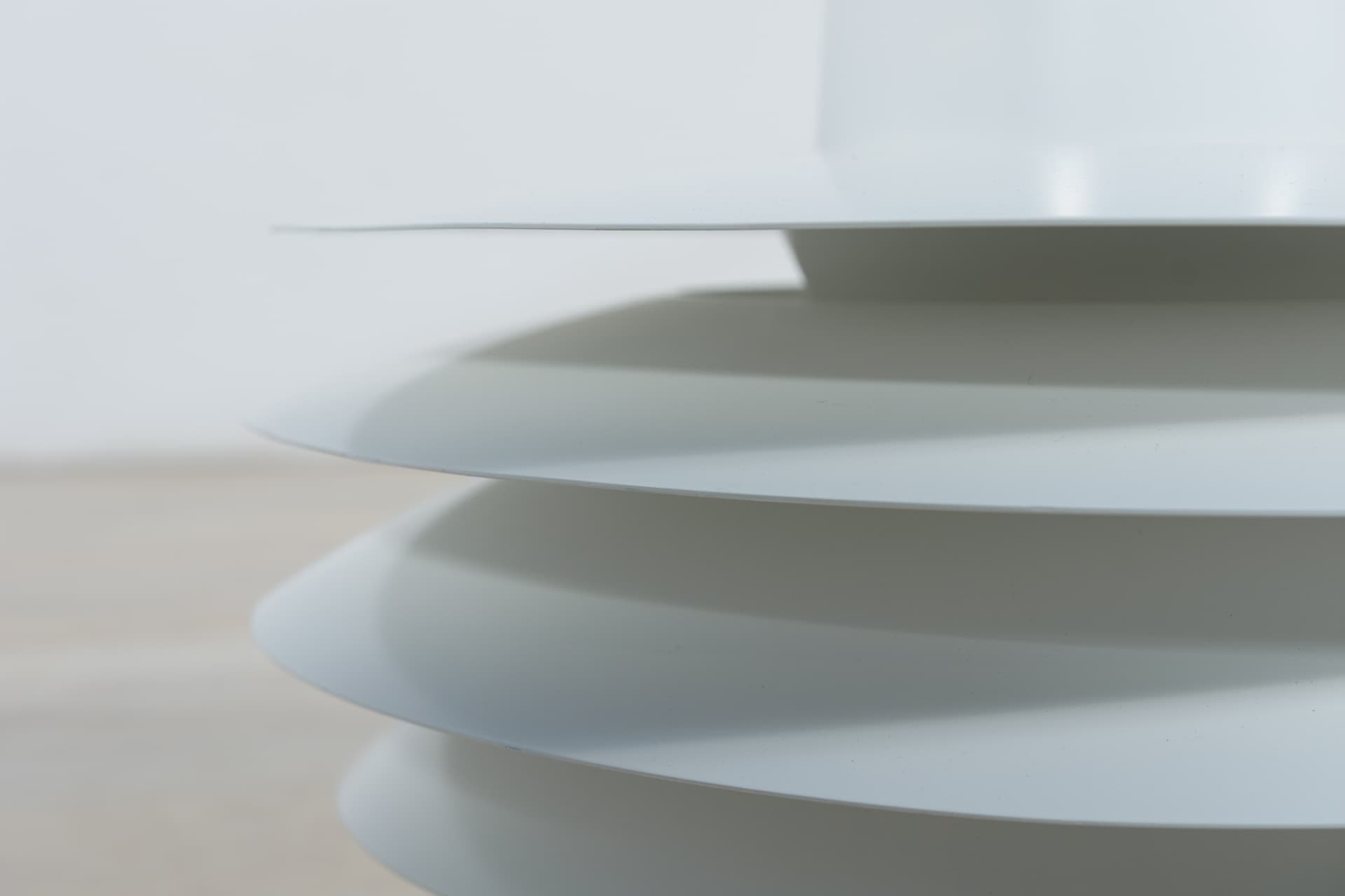 Lampa wisząca Verona, aluminium szary, proj. S. Middelboe, Fog & Mørup, Dania, lata 60. - 287837