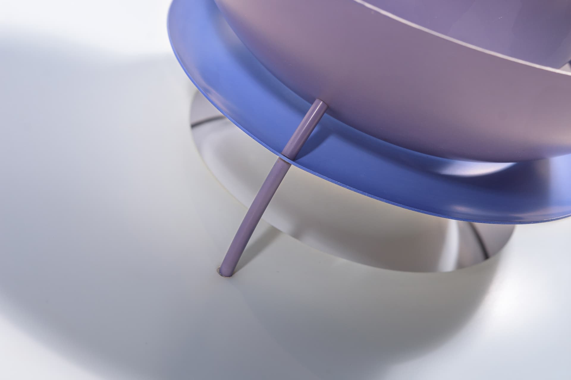 Lampa wisząca PH5, fioletowy, metal, proj. P. Henningsen, Louis Poulsen, Dania, lata 60. - 287851