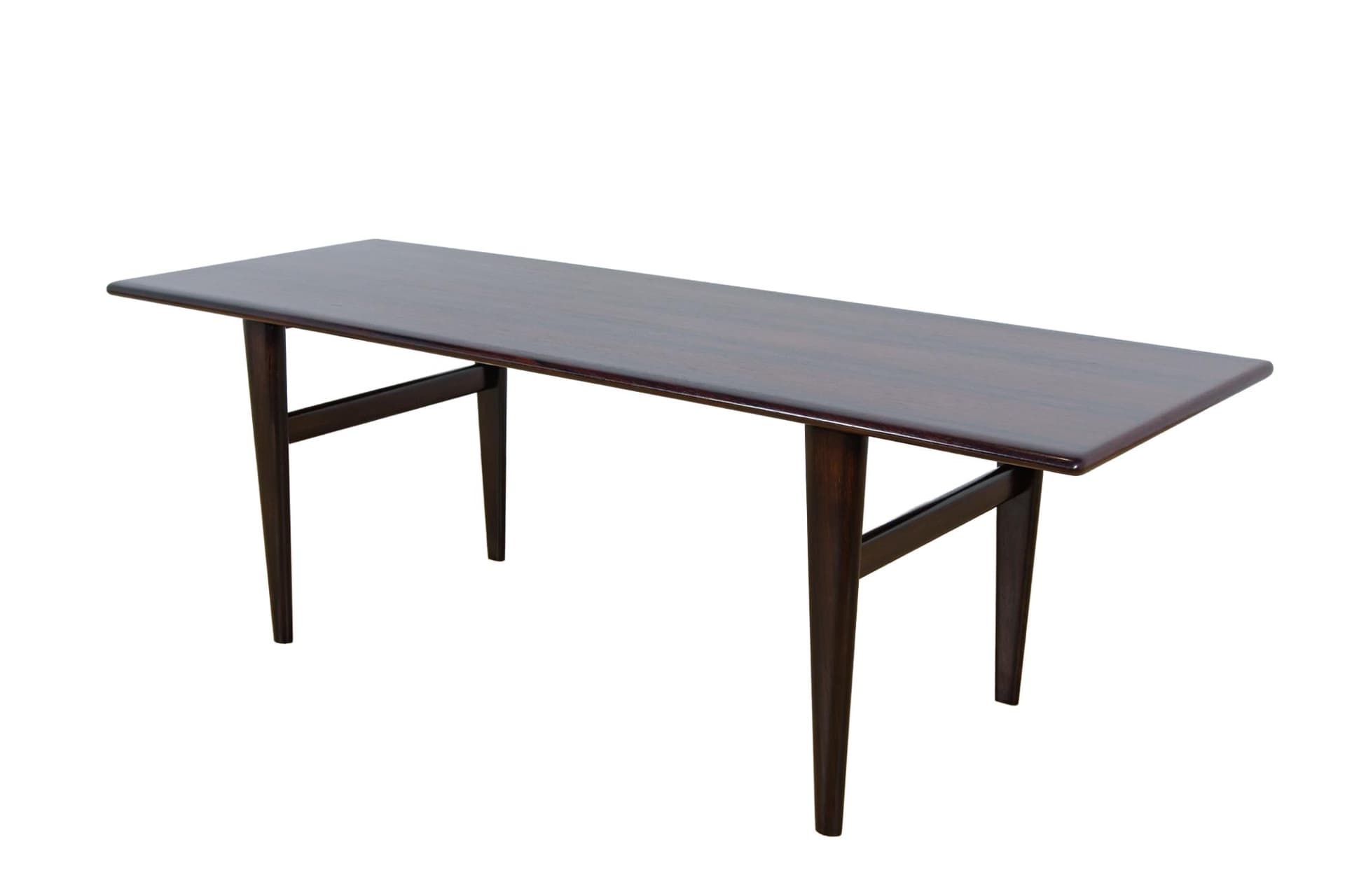 Coffee table, brown rosewood, Denmark, 1960s.