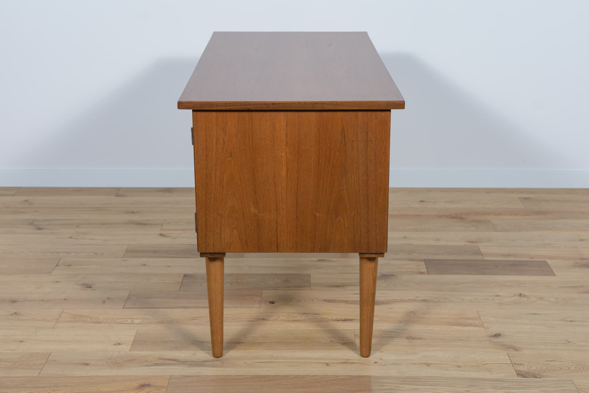 Desk, brown, teak, Denmark, 1960s. - 287937