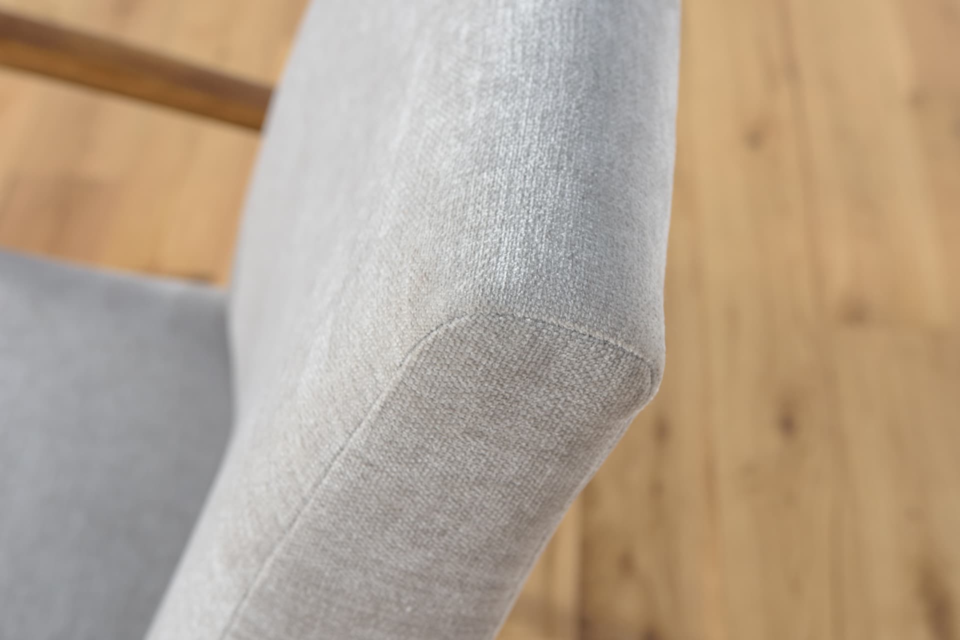 Fotel Model 53, szary, buk, proj. J. Šmidek, TON, Czechosłowacja, lata 60. - 287983