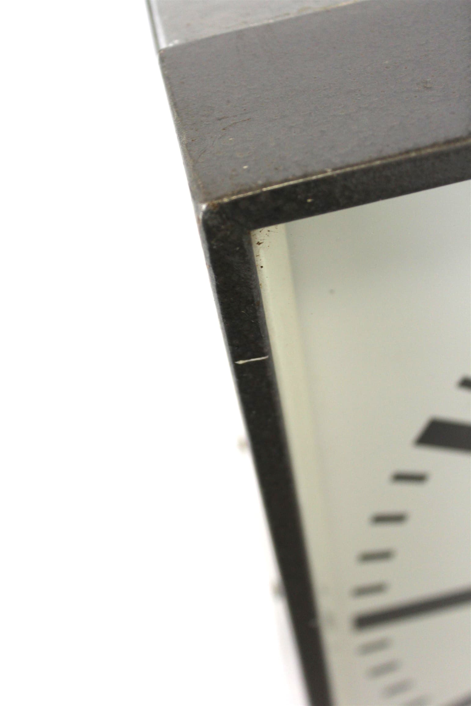 Zegar kolejowy dwustronny, szary, Czechosłowacja, lata 80. - 288032