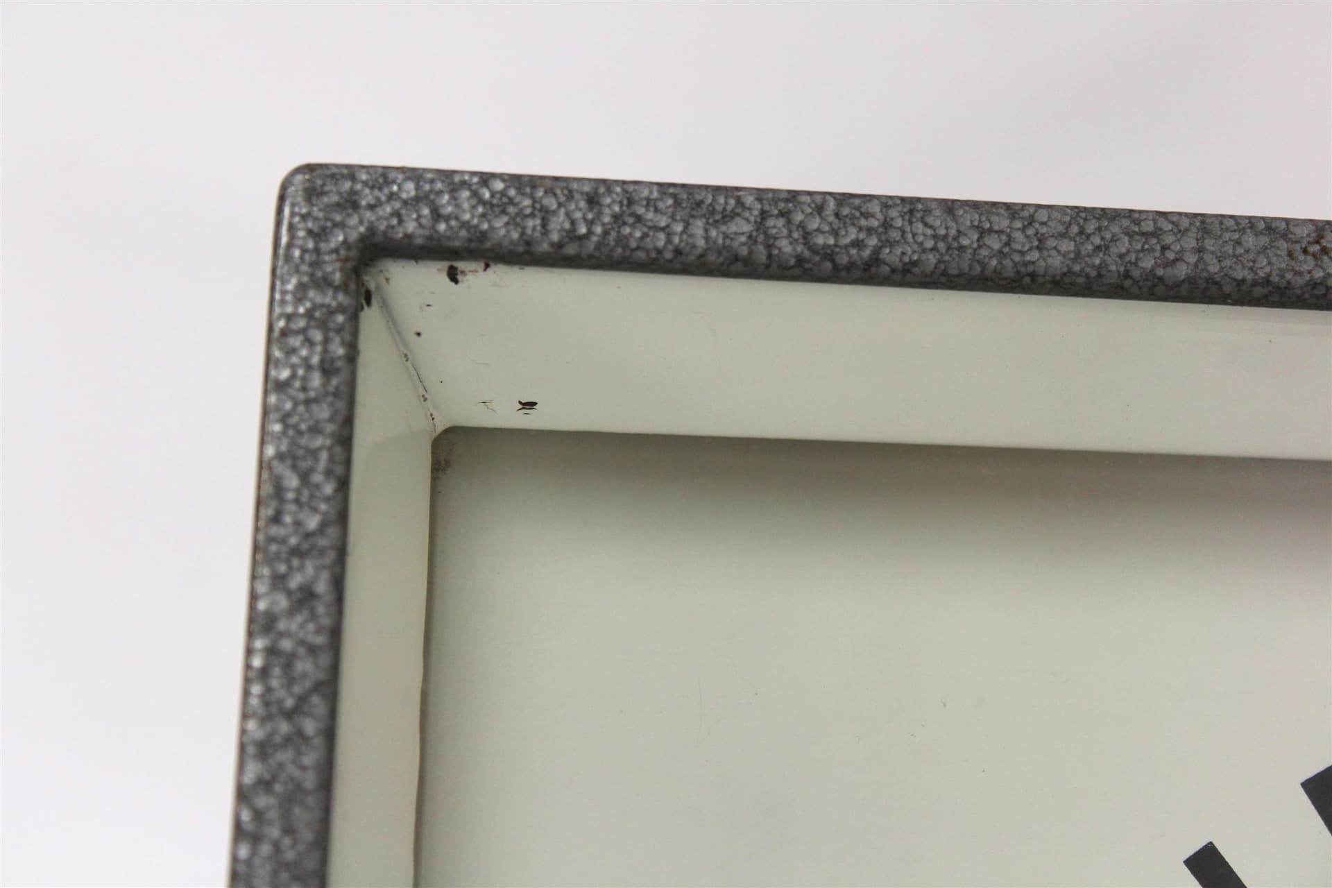 Zegar kolejowy dwustronny, szary, Czechosłowacja, lata 80. - 288036