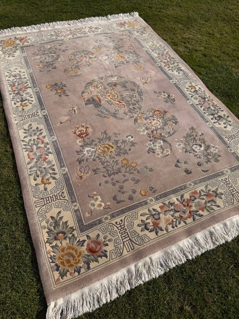 Dywan chiński, multikolor, wełna kaszmirowa, Chiny, 265x170 cm - 288102